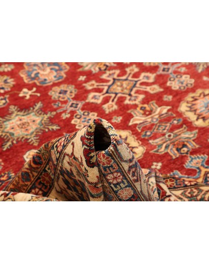 Tappeto Kazak Fine Pakistan marrone grigio 296x406