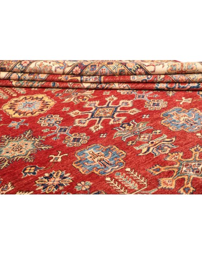 Tappeto Kazak Fine Pakistan marrone grigio 296x406