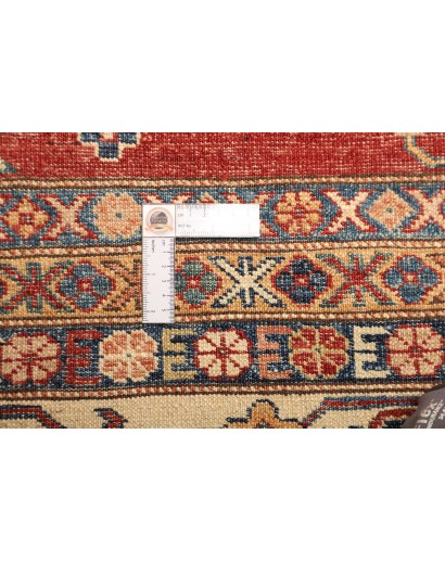 Tappeto Kazak Fine Pakistan marrone grigio 296x406