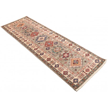 Tappeto Kazak Fine Pakistan marrone grigio 82x258