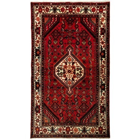 Tappeto Hamadan Persia blu marrone 135x232