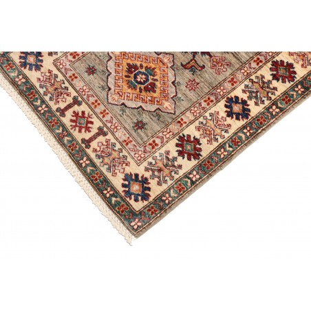 Tappeto Kazak Fine Pakistan marrone grigio 82x258