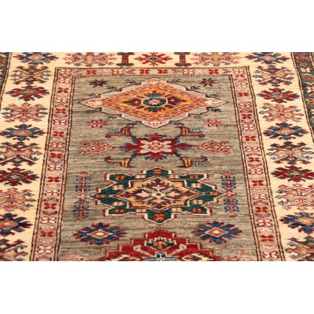 Tappeto Kazak Fine Pakistan marrone grigio 82x258