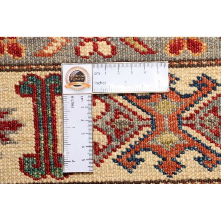 Tappeto Kazak Fine Pakistan bianco giallo 82x305