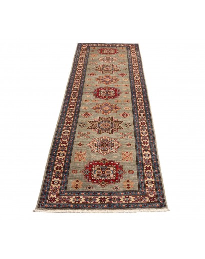 Tappeto Kazak Fine Pakistan azzurro grigio 80x235