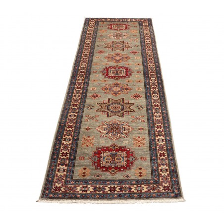 Tappeto Kazak Fine Pakistan azzurro grigio 80x235