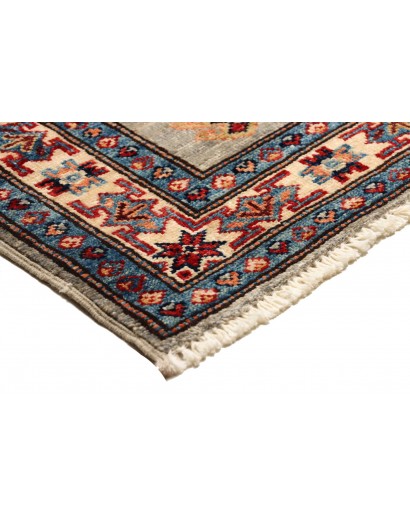 Tappeto Kazak Fine Pakistan azzurro grigio 80x235