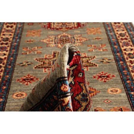 Tappeto Kazak Fine Pakistan azzurro grigio 80x235