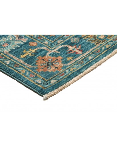 Tappeto Tribal Pakistan azzurro marrone 96x137