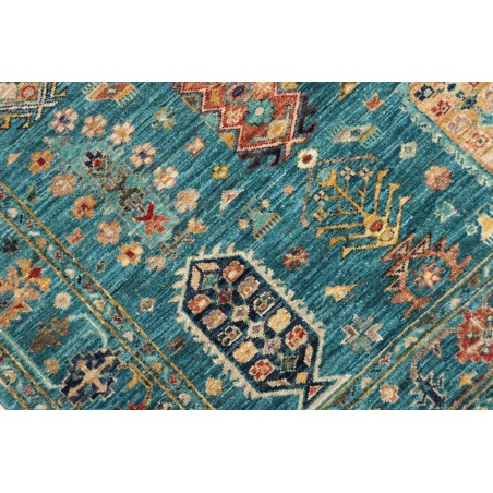Tappeto Tribal Pakistan azzurro marrone 96x137