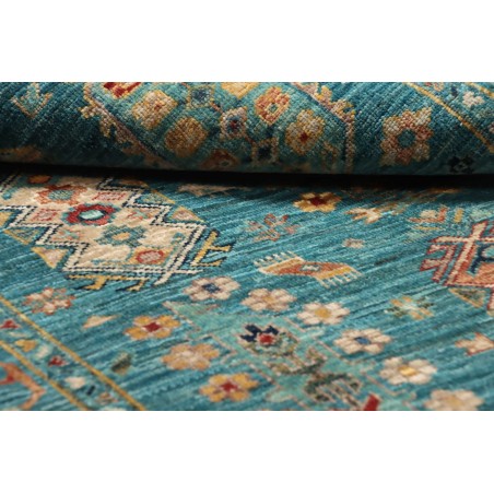 Tappeto Tribal Pakistan azzurro marrone 96x137