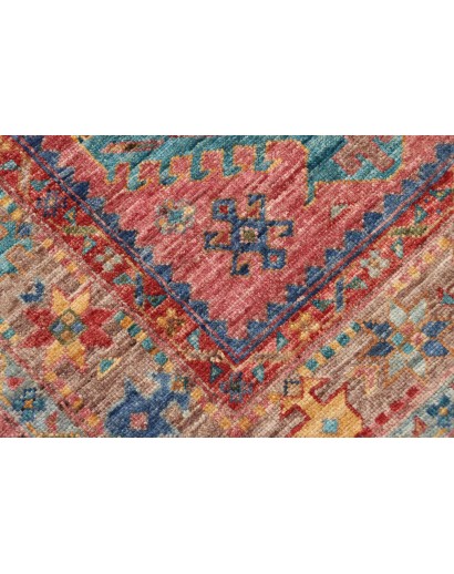 Tappeto Tribal Pakistan bianco beige 77x297