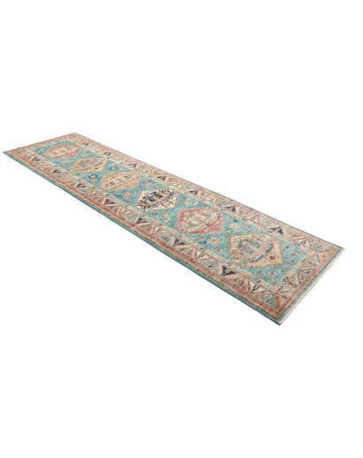 Tappeto Kazak Fine Pakistan bianco 79x296