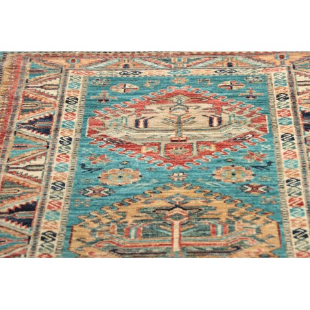 Tappeto Kazak Fine Pakistan bianco 79x296