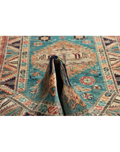 Tappeto Kazak Fine Pakistan bianco 79x296