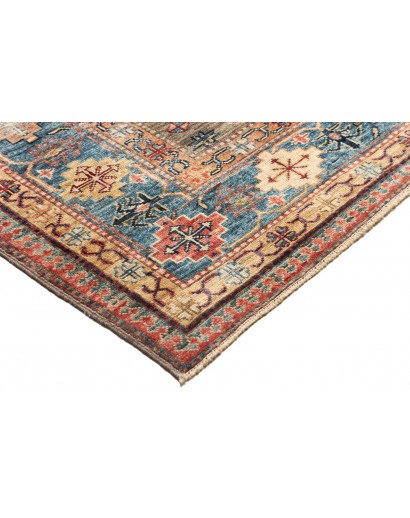 Tappeto Kazak Fine Pakistan marrone bianco 168x237