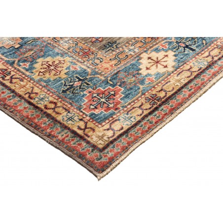 Tappeto Kazak Fine Pakistan marrone bianco 168x237