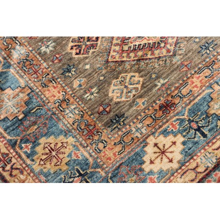 Tappeto Kazak Fine Pakistan marrone bianco 168x237