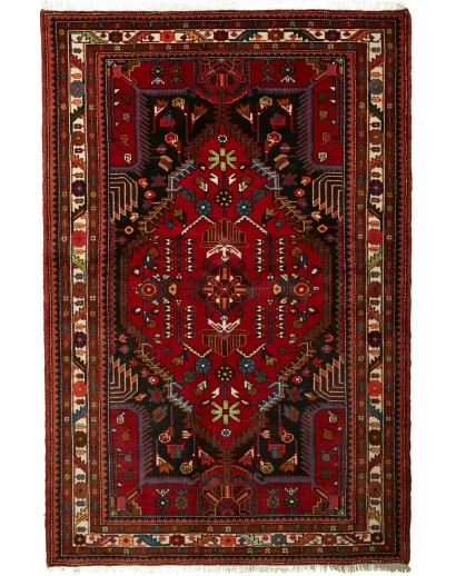 Tappeto Hamadan Persia marrone 137x210