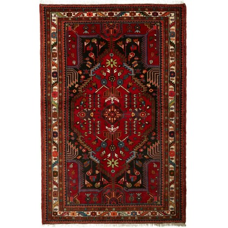 Tappeto Hamadan Persia marrone 137x210