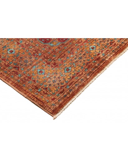 Tappeto Mamlouk Pakistan rosso marrone 126x172