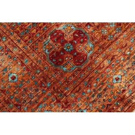 Tappeto Mamlouk Pakistan rosso marrone 126x172