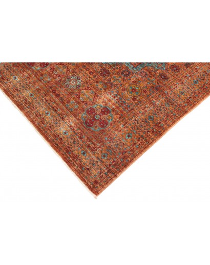 Tappeto Mamlouk Pakistan rosso marrone 126x172