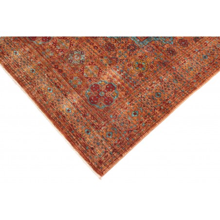 Tappeto Mamlouk Pakistan rosso marrone 126x172