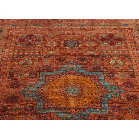 Tappeto Mamlouk Pakistan rosso marrone 126x172