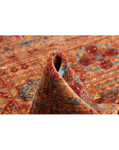 Tappeto Mamlouk Pakistan rosso marrone 126x172