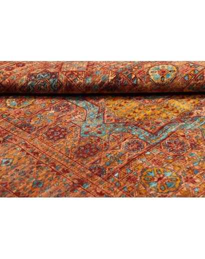 Tappeto Mamlouk Pakistan rosso marrone 126x172