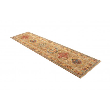 Tappeto Tribal Pakistan marrone bianco 79x298