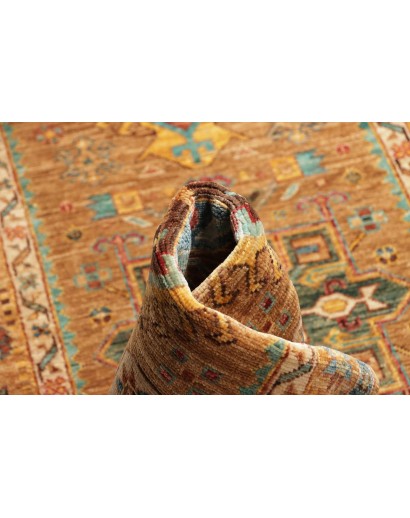 Tappeto Tribal Pakistan marrone bianco 79x298