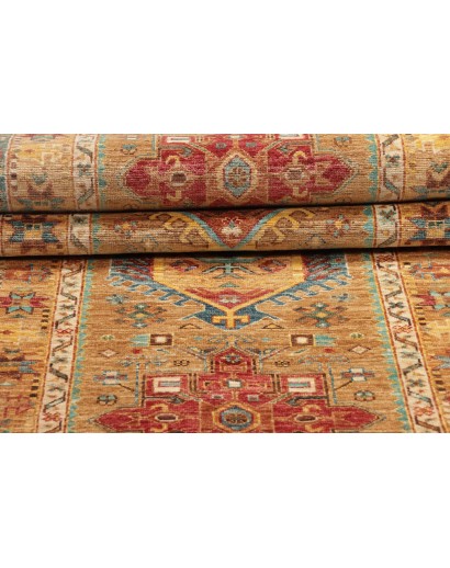 Tappeto Tribal Pakistan marrone bianco 79x298