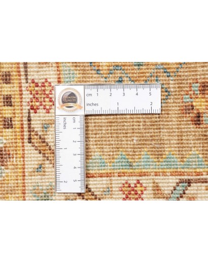 Tappeto Tribal Pakistan marrone bianco 79x298