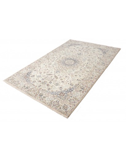Tappeto Nain 9La Persia bianco azzurro 154x242