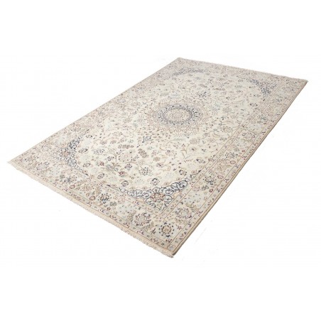 Tappeto Nain 9La Persia bianco azzurro 154x242