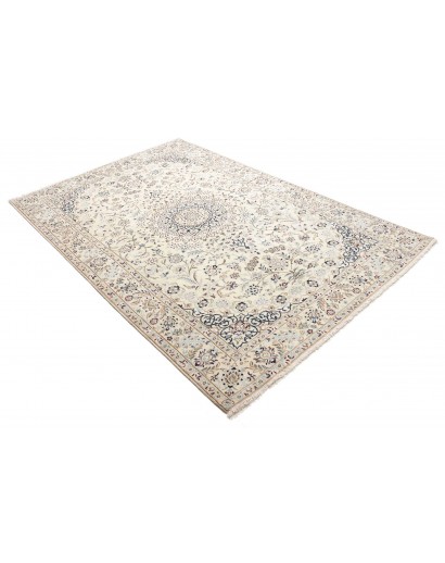 Tappeto Nain 9La Persia bianco azzurro 154x242