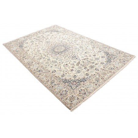 Tappeto Nain 9La Persia bianco azzurro 154x242