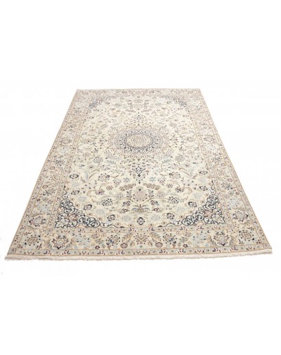 Tappeto Nain 9La Persia bianco azzurro 154x242