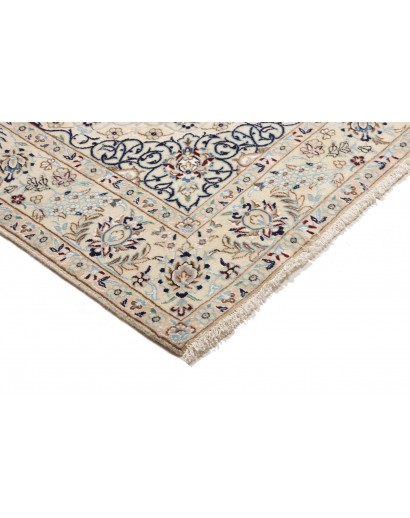 Tappeto Nain 9La Persia bianco azzurro 154x242