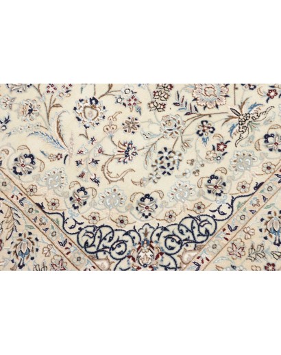 Tappeto Nain 9La Persia bianco azzurro 154x242