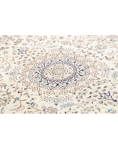 Tappeto Nain 9La Persia bianco azzurro 154x242
