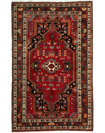 Tappeto Hamadan Persia grigio marrone 133x210