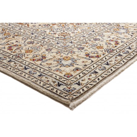 Tappeto Kashan Persia bianco verde 205x312