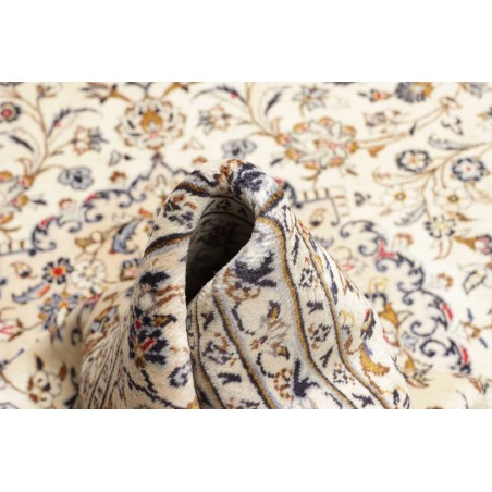 Tappeto Kashan Persia bianco verde 205x312