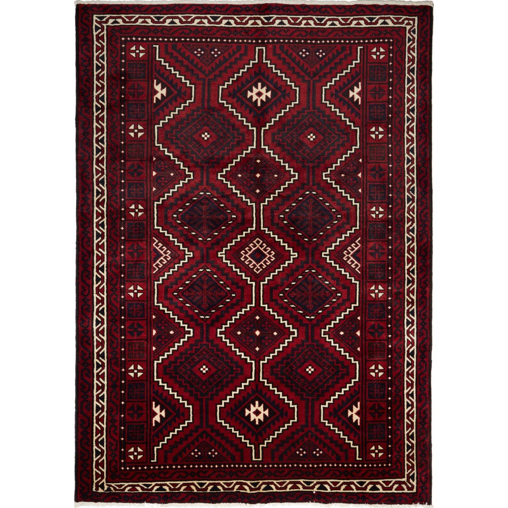 Tappeto Lori Persia blu giallo 222x302