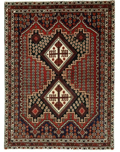 Tappeto Hamadan Persia grigio beige 132x180