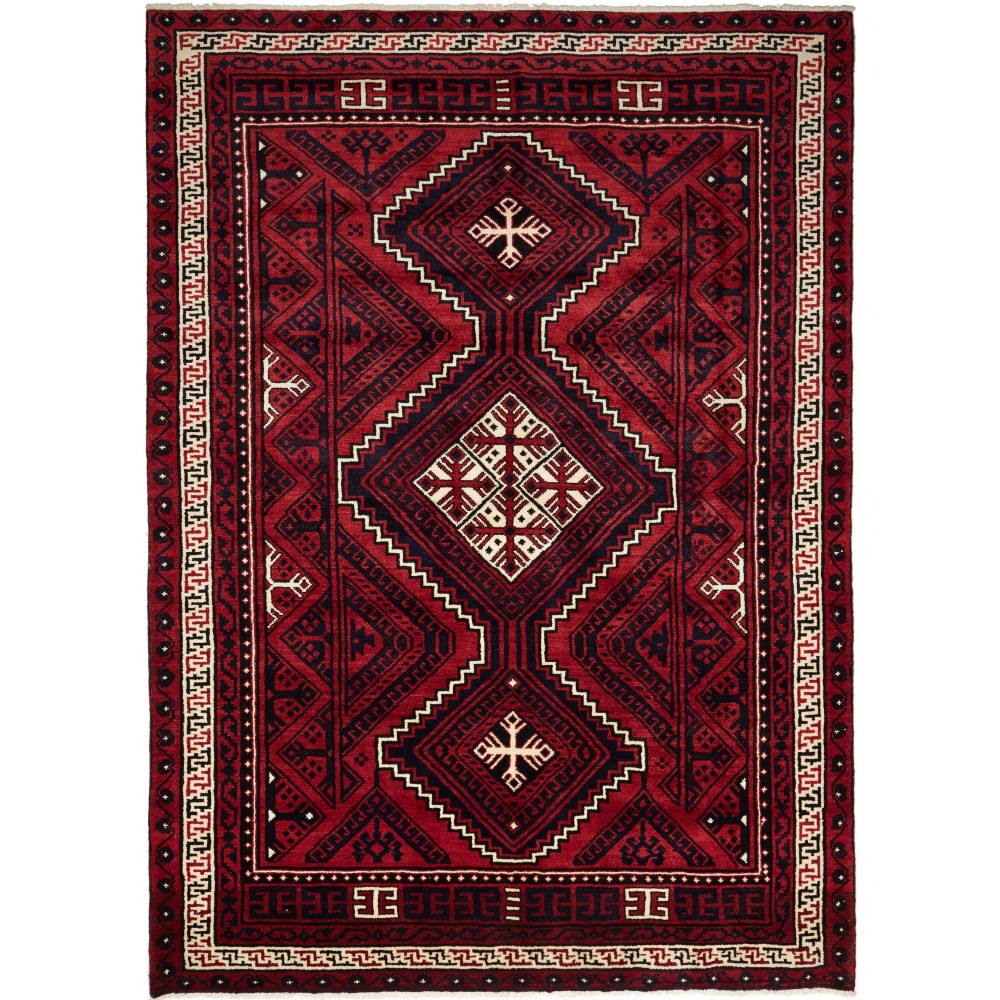 Tappeto Lori Persia blu giallo 201x307