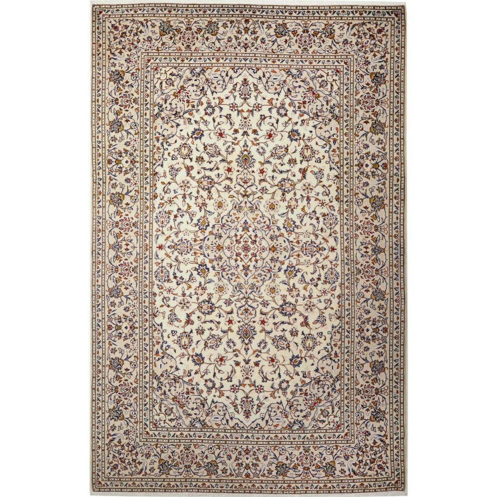 Tappeto Kashan Persia beige 195x305 Tappeto Kashan Persia beige 195x305